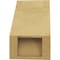 Ekena Millwork 5-inch W x 8-inch D x 8-inch H Funston Rough Cedar Woodgrain TimberThane Knee Brace, Primed BRCUR05X08X08FSTRCPR - alternate 2